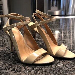 Calvin Klein Strappy Nude Heels